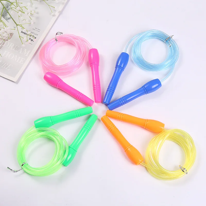 Cheap Led Light and PVC Non Slip Handle Lightweight PVC Skipping PVC Ropes Jump Ropes for All Ages
