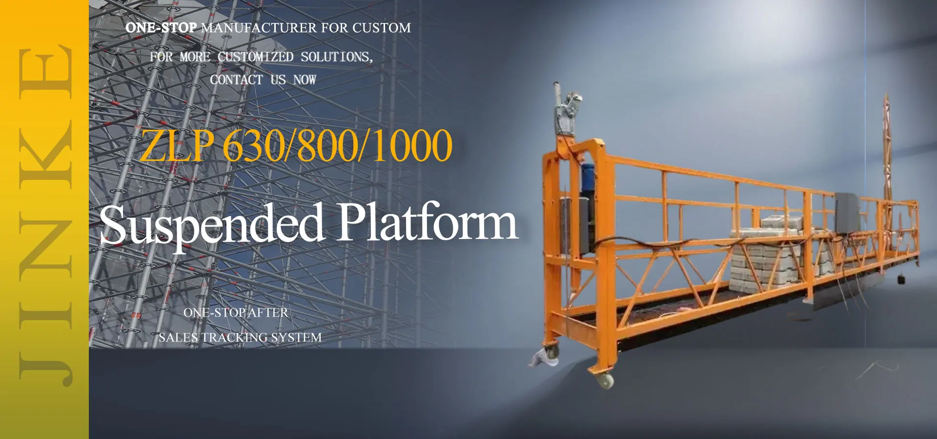 product modern industrial design zlp suspended steel  aluminum alloy work platform lift outdoor window cleaning equipment-0