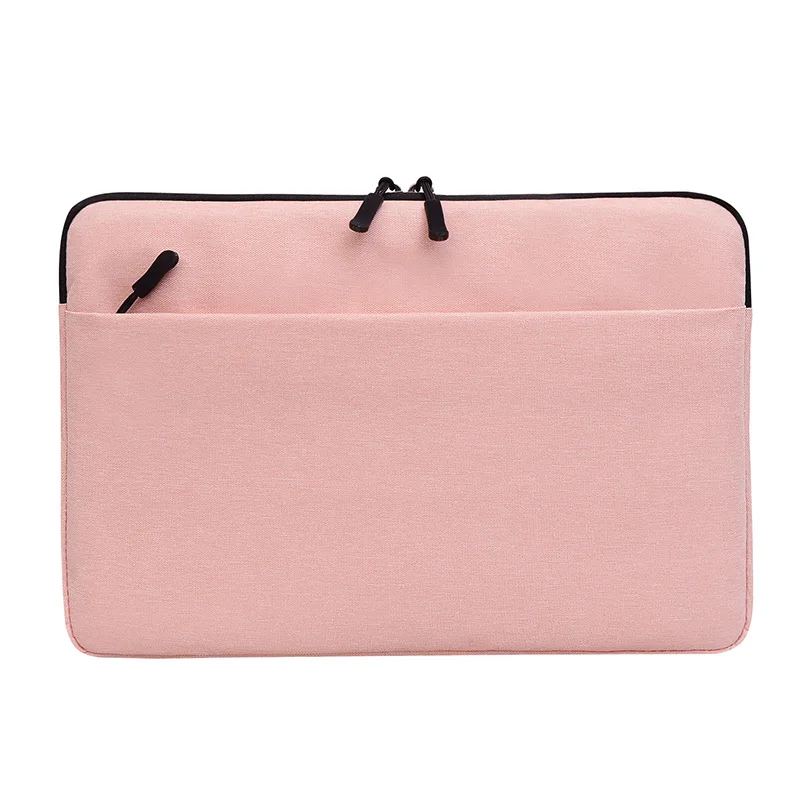 Promotional Simple Pure Color Velvet Lining Briefcase Business Tablet Notebook Computer Waterproof Laptop Bag Case Sleeve