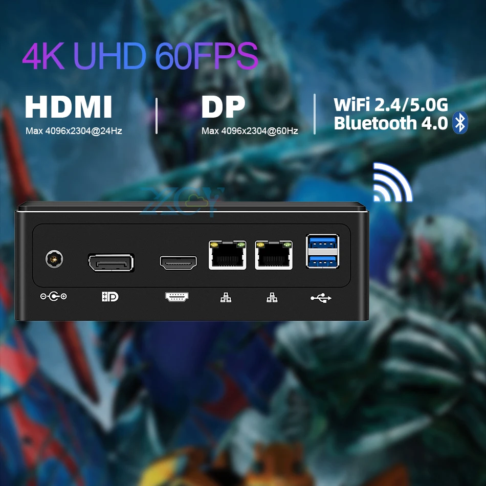 XCY Mini PC Core I7 10510U - Powerful Gaming & Productivity