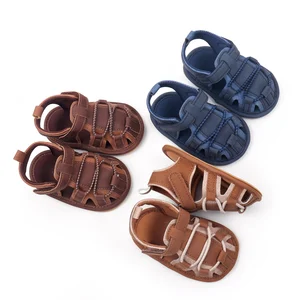 2026 New Designs Summer Baby Boy Sandals Anti-slip TPR Outsole Summer Toddler Sandals Shoes