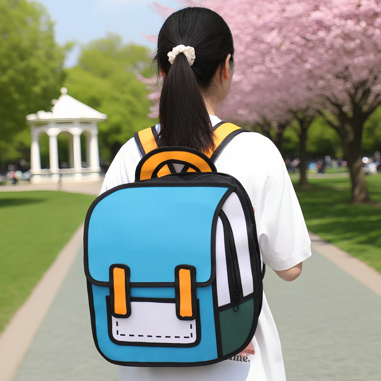 Cartoon Bag 2d Backpack Review Children 2d Drawing Backpack