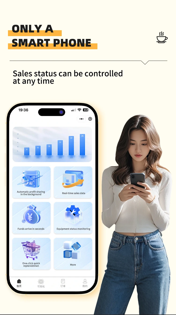 product supplier maquina expendedora de hielo ice and water maker vending machine ice cube vending machine self service business-4