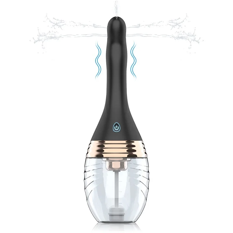 Bulb Design Automatic Electric Ball Enema Vagina Anal Cleaner Douche Anal Sex Toy for Men Women