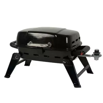 Folding Black Porcelain Coated Portable Bbq Gas Grill - Buy Portable ...