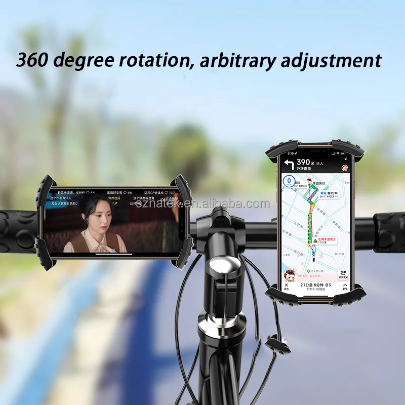 Supporto per cellulari da bicicletta per smartphone, telefoni cellulari