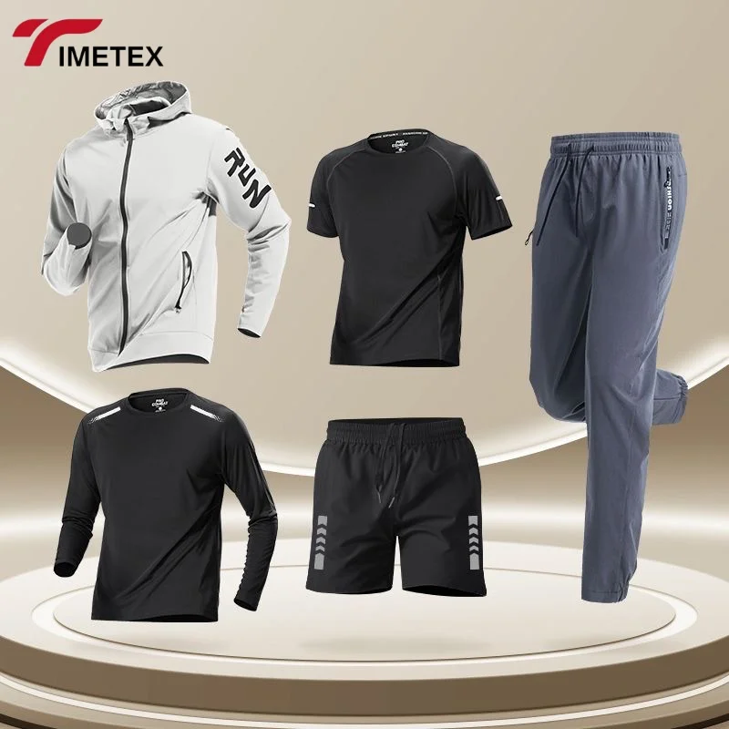 TIMETEX Sports Jacket Breathable Windproof Rainproof Cycling Coat for Running Basketball Training Morning Jogging Exercises