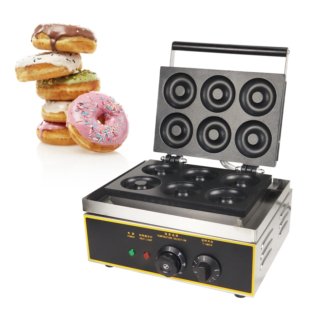 Doughnut Maker, Multifunction Prevent Stick 7 Doughnuts Portable Donut  Maker Machine 1000W for Kitchen (Black) : Amazon.in: Home & Kitchen