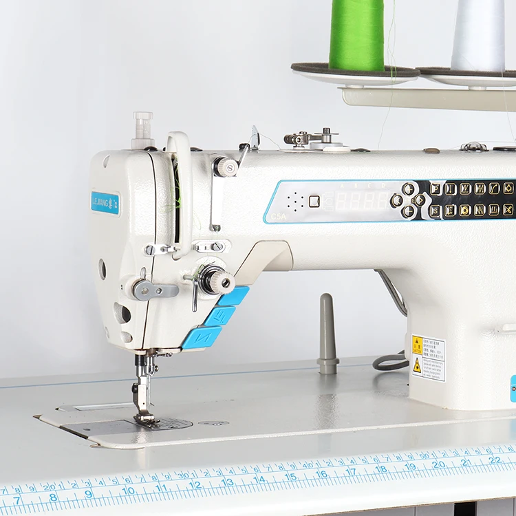 Mechatronice Computerized Compound Feed Heavy Material Lockstitch Sewing Machine