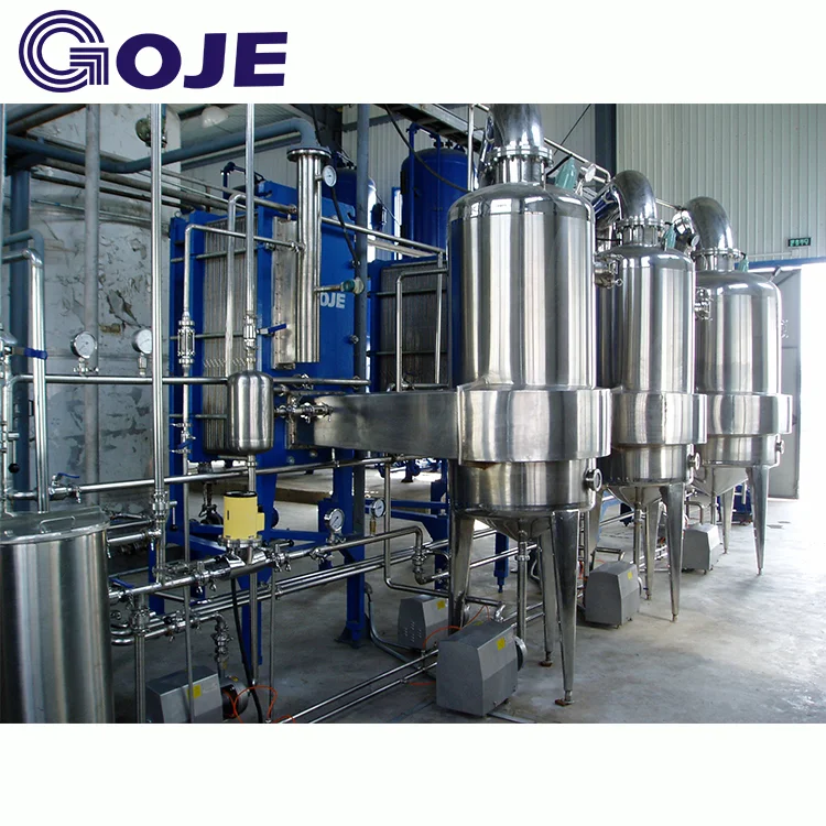Multi Effect Evaporator System Forced Circulation Evaporator Sugar and Salt Evaporation Crystallization