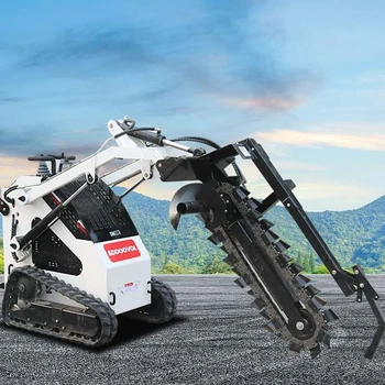 Chinese Manufacturer Crawler Mini Steer Loader Maximum Resilience Skid Steer Loader with Track With CE EPA