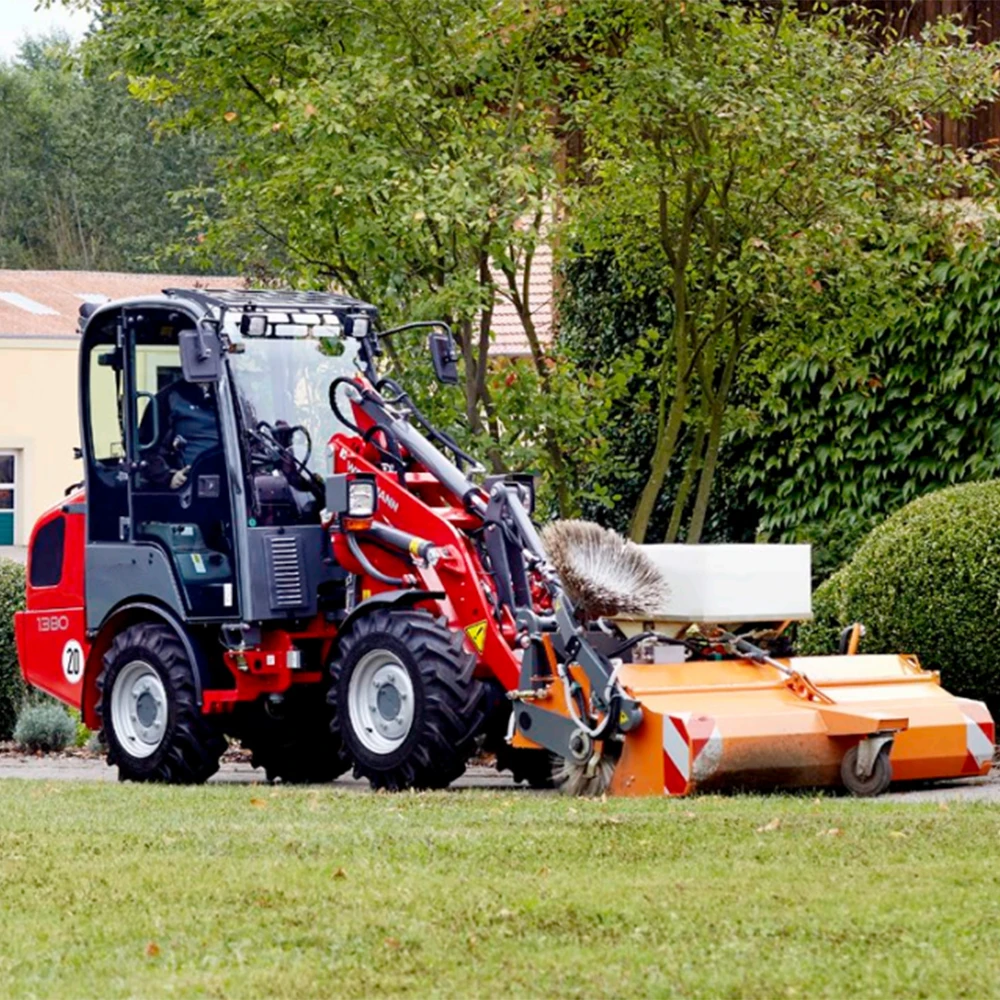 2.5ton Wheel Front Loader Frame Work Diesel 4x4 Compact Tractor Front Mini Wheel Loaders for Sale