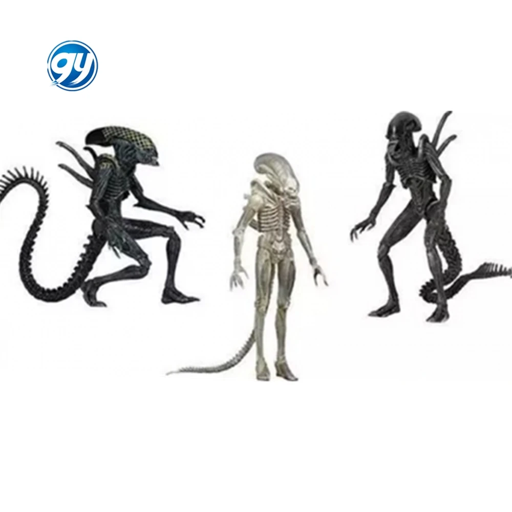 Figuras De 3ピース/セットエイリアン対プレデターキャラクター漫画