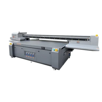 TOPUV 2513 flatbed printer machine with Japan Rico Gen5 Gen6 i3200U1 printheads maglev liner motor fast speed printing machine