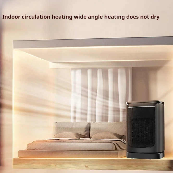 Small Desktop Heater Household Mute Shaking Head Type Heater Home Office Intelligent Power-saving Heaters 6