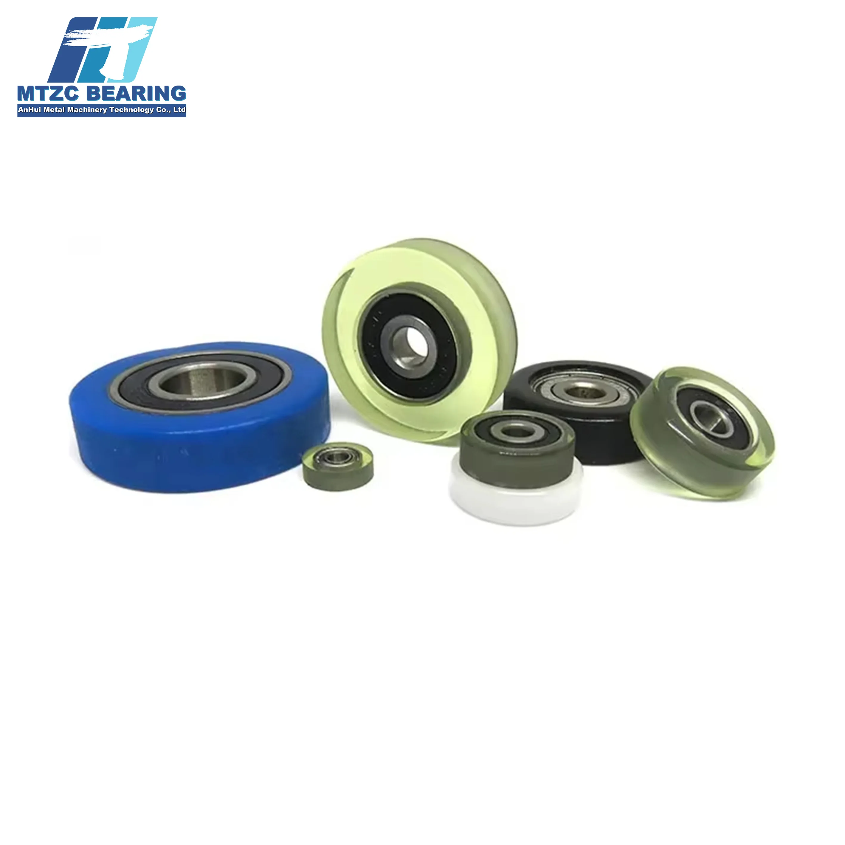 MTZC Low Friction Bearing 3*10*3MM Rubber Wheels 683 Polyurethane POM Nylon PU Plastic Rubber Coated Bearing