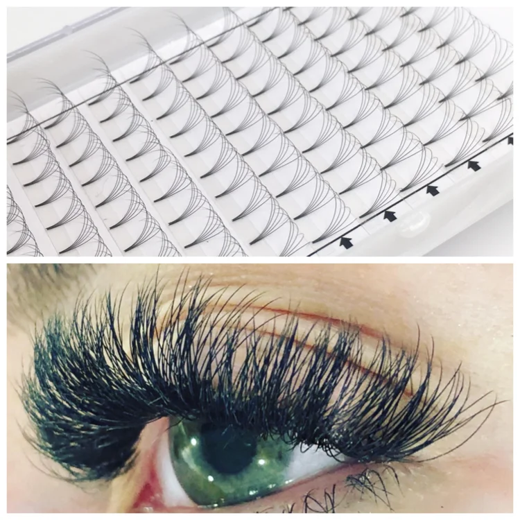 Корейские ресницы для наращивания, супер упаковка, 240 вентиляторов/лоток, поставка 5d, готовая коробка, косметика, частная торговая марка, объем ресниц, индивидуальные ресницы