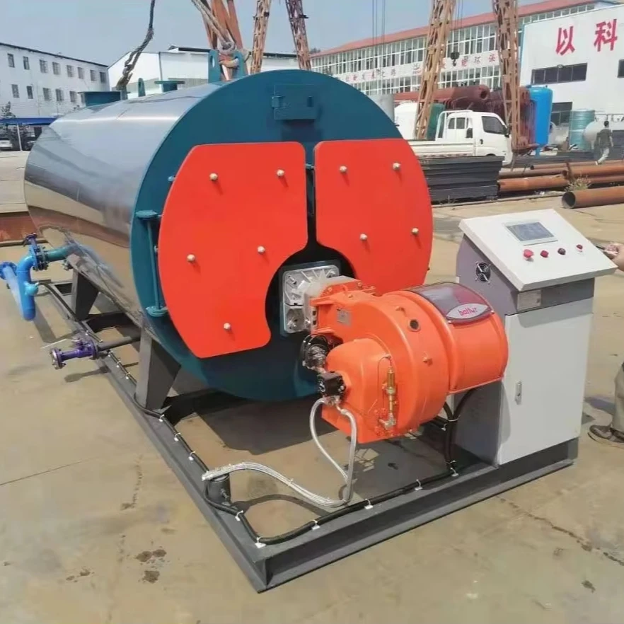 Wns Ton Horizontal Type Natural Gas Fired Steam Boiler for Animal Feed  Industry