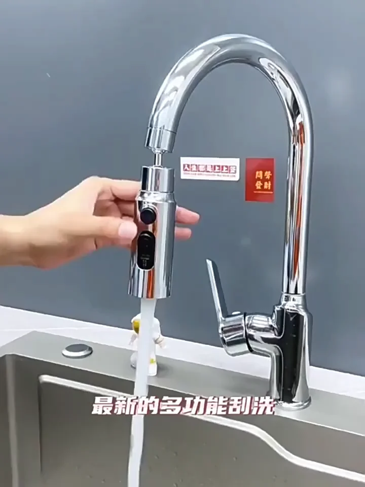 Ausziehbarer Küchenarmatur-Sprühkopf – 3 Funktionen, 10 Adapter, Mattschwarz – Passt Zu Moen, Delta, Grohe & Mehr