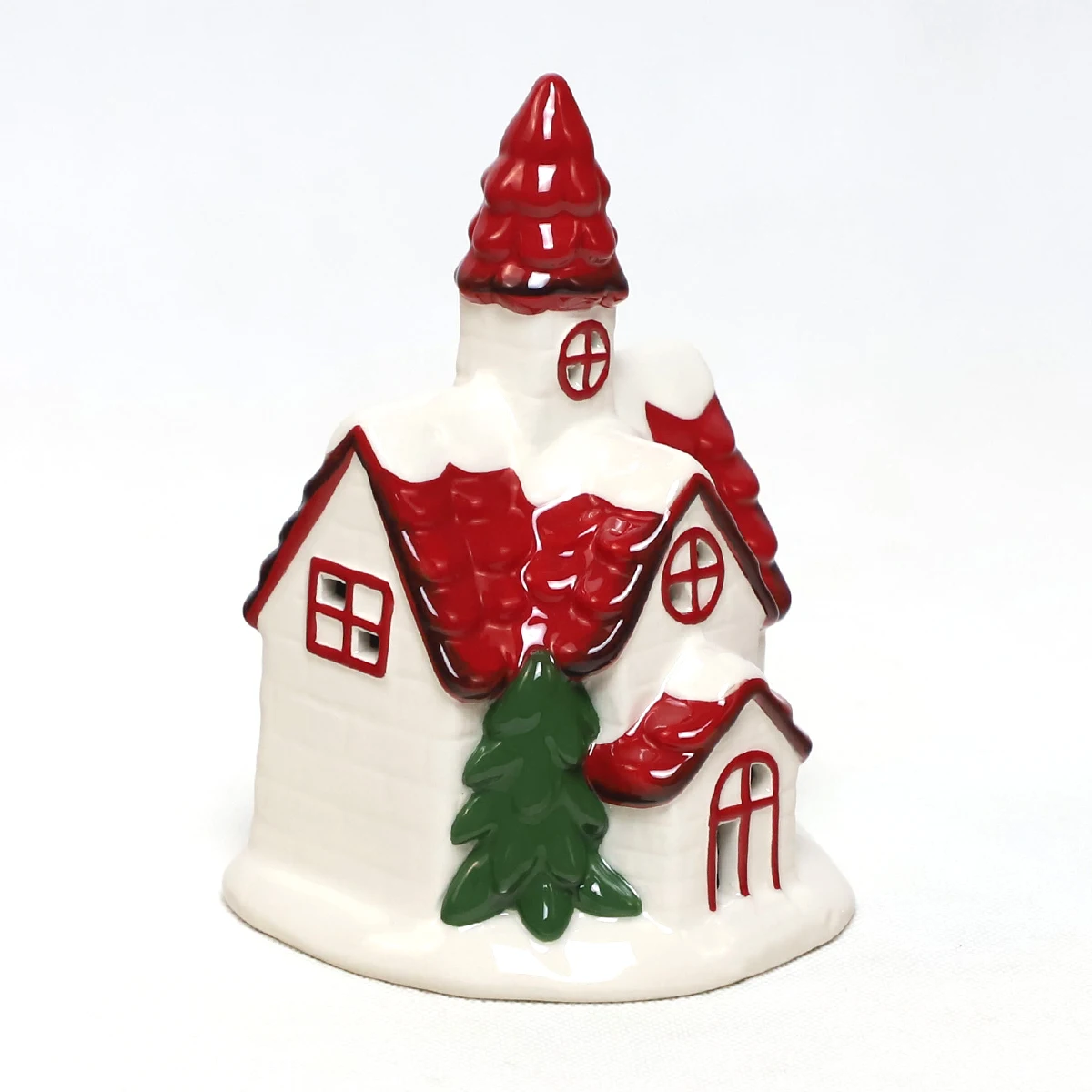 cheap gifts christmas ornaments white ceramic christmas village houses