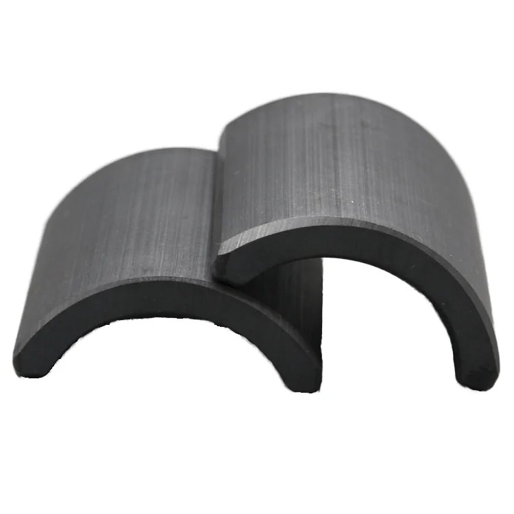 Customized Ferrite Magnet Ring Core for Welding Fluxes Hollow Flat Round Split Shaped Permanent Motor Magnet