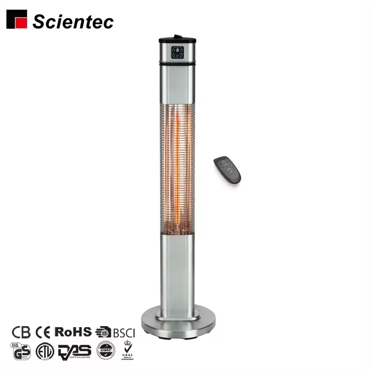 Remote Controlled Standing Infared Bathroom Heizstrahl Terass Freestanding Patio Heater
