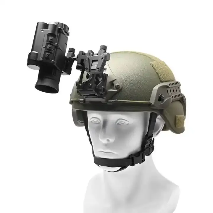 NVG30 Night Vision Monocular Goggle with Helmet Mount Infrared Digital Night Vision Scope 4 Color Modes for Hunting