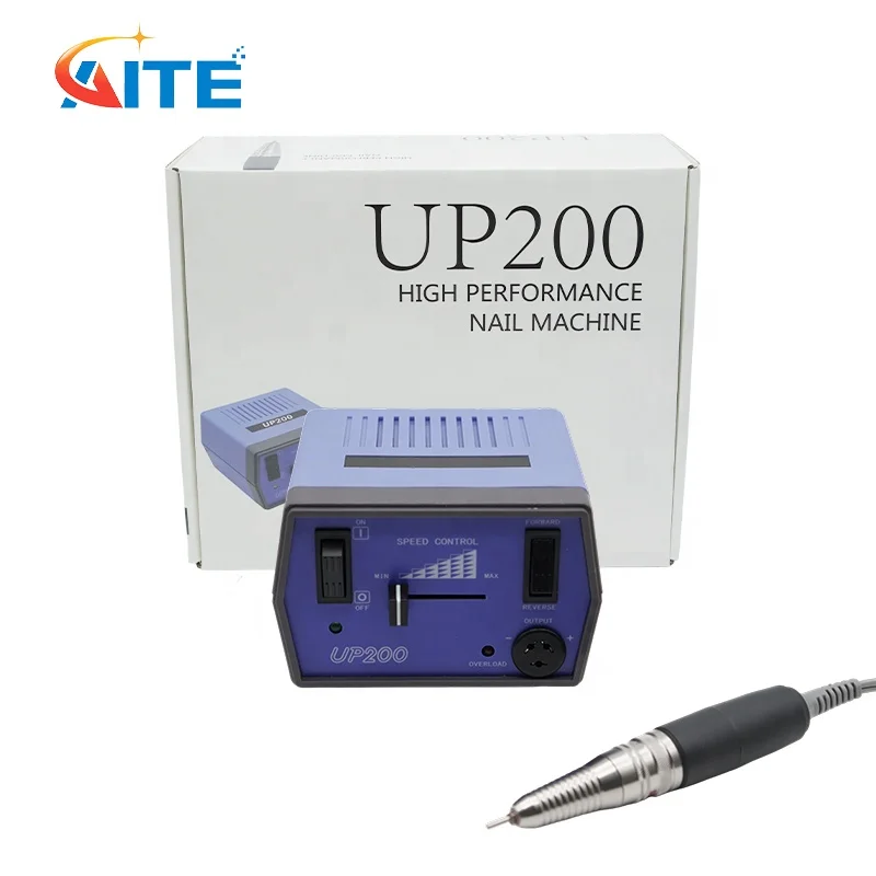 UP200 Manicure Polisher Pedicure E-File Professional KP60 KP65 3-PIN Handpiece Nail Drill Machine for Salon