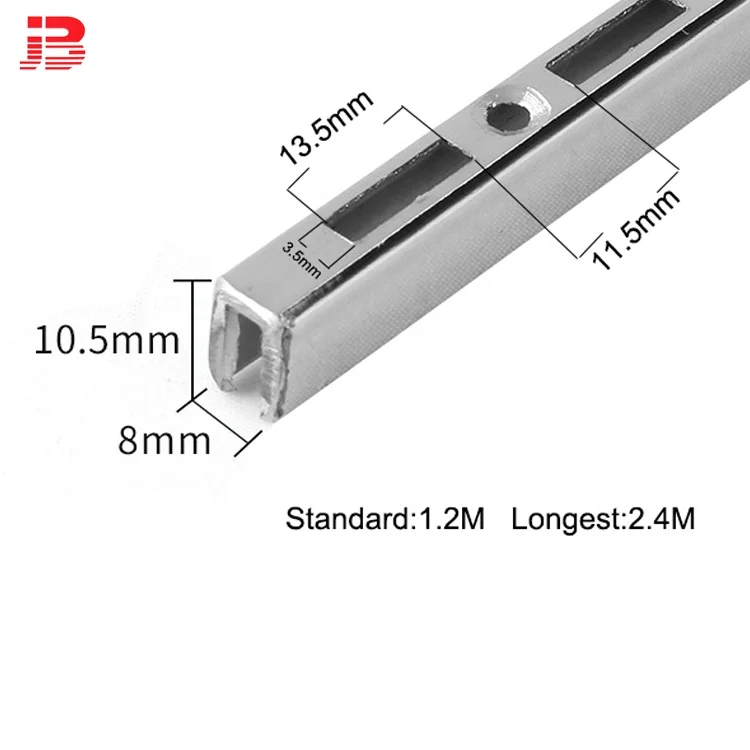 JINBIN Metal Upright Post /A Column Slotted Channel  for Hanging Brackets/Hooks