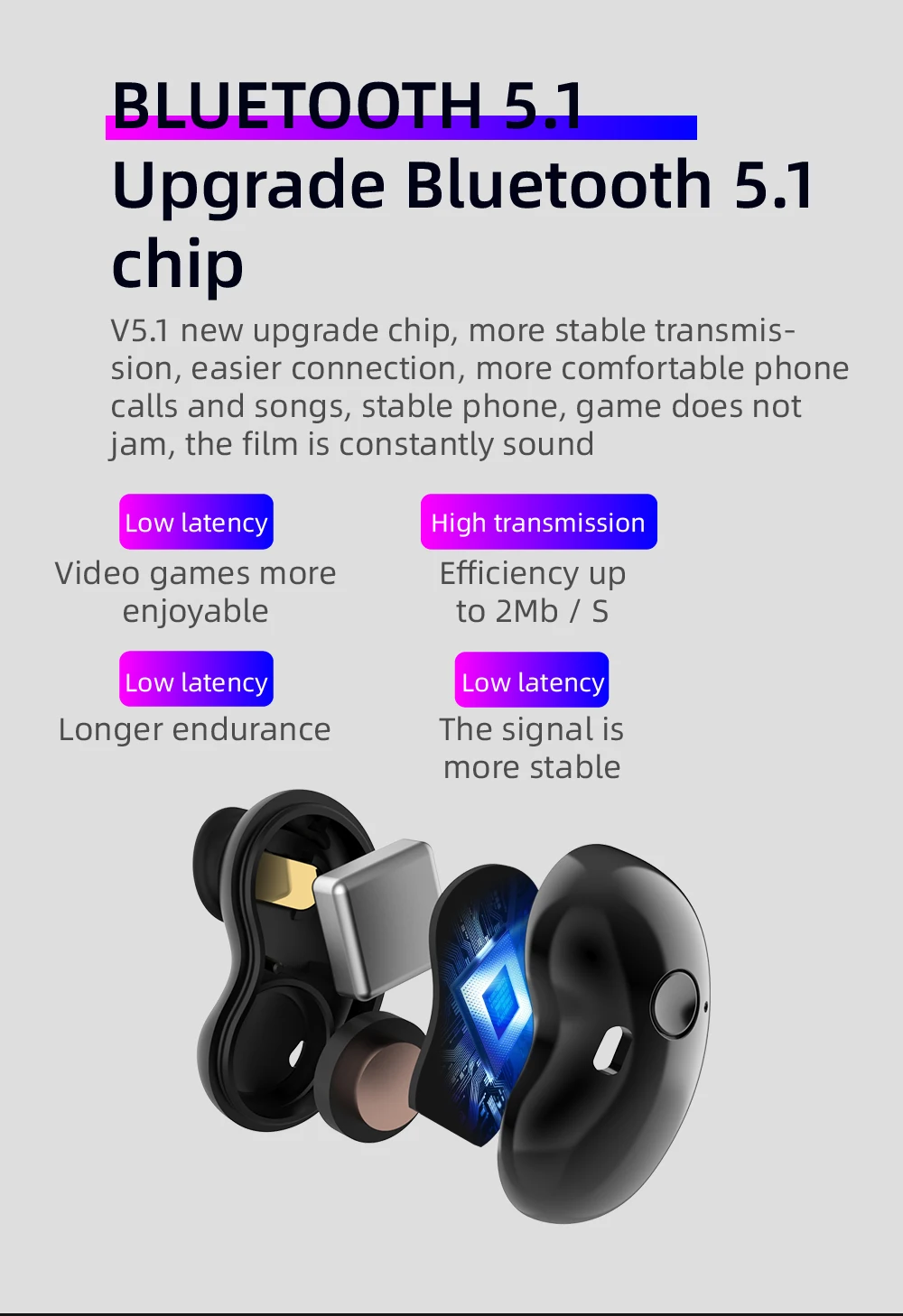 Stereo Waterproof Wireless BT Gold tws True Sports Wireless Fone De Ouvido Earbuds Earphones S6 for Samsung Buds Live S6 tws - ANKUX.COM