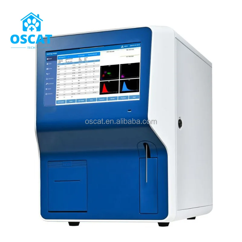 OSCAT Veterinary Equipment Lab Hospital Clinic Medical  5 Part Haematology Analyzer Veterinary Hematology Analyzer Machine