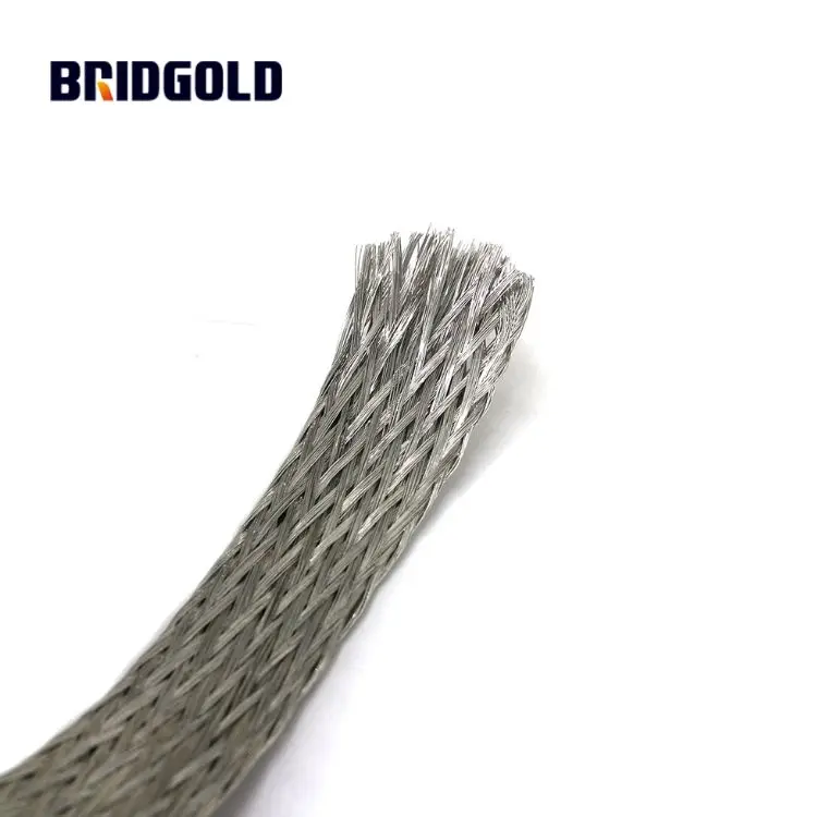 Tianwandong Cavo Piatto In Treccia Di Rame Puro Cavo In Treccia Di - Foto 3