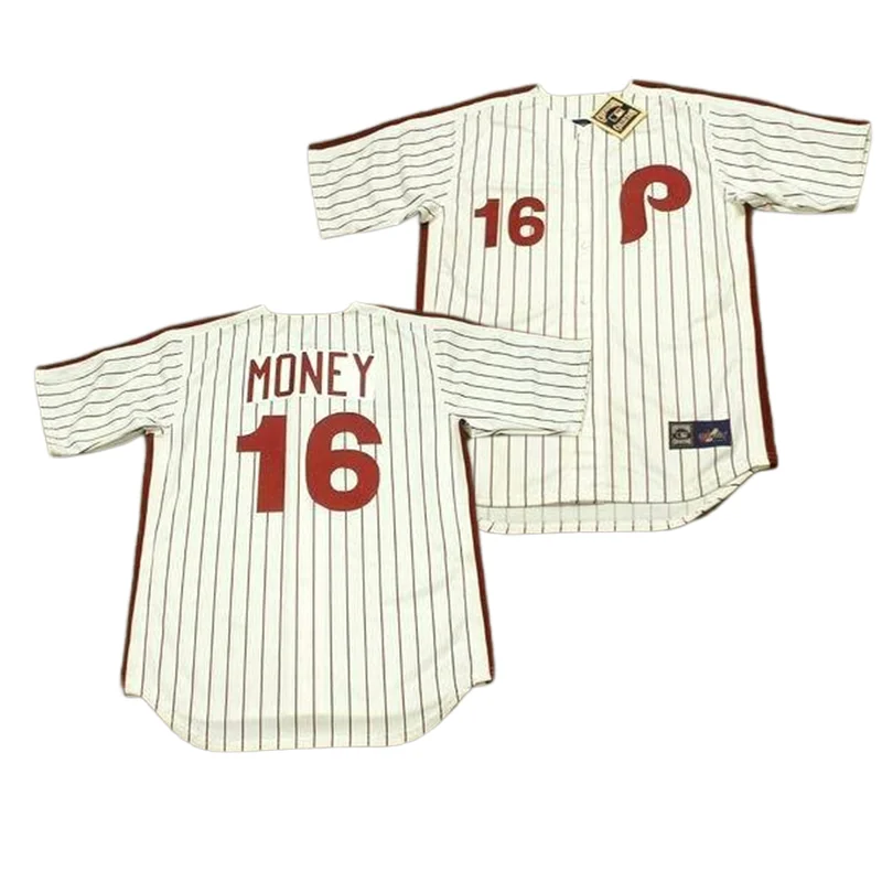 Wholesale Men's Philadelphia 11 IVAN DeJESUS 10 LARRY BOWA 14 JIM BUNNING  15 DAVE HOLLINS 17 SCOT ROLEN Baseball Jersey Stitched S-5XL From  m.