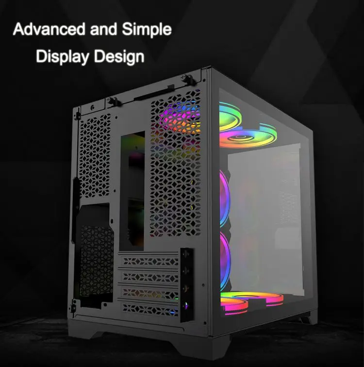 Hot Selling Cheapest Atx Full Glass Gaming Computer Case Oem Odm