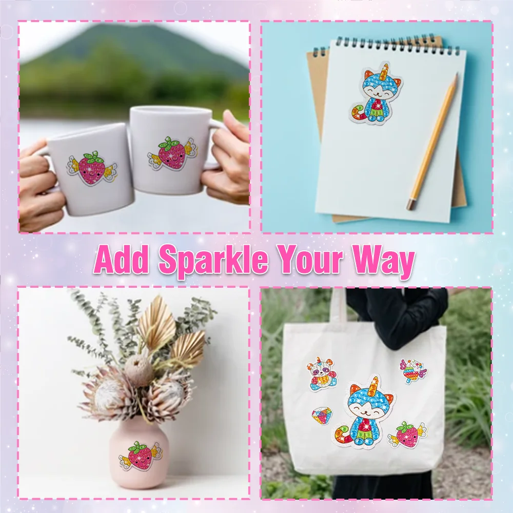 Детская развивающая игрушка улучшающая способность ручной работы большие драгоценные камни Сделайте свою собственную игрушку для алмазной живописи девочки