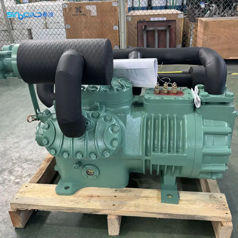 30HP Semi-hermetic Compressor Piston Compressor SC6WDS-30.2  Suitable for Cold Room 380-420V/3/50Hz 440-480V/3/60Hz R404