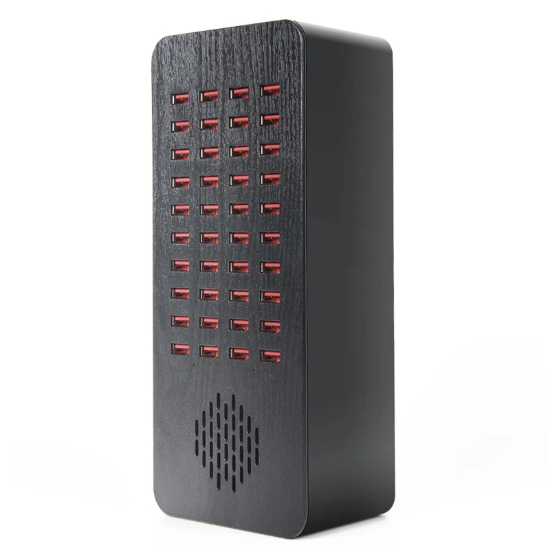 40 Ports Desktop USB Power Hub Charging Tower for Multiple Devices USB Charging Station 200W for Classroom School Shop Hotel