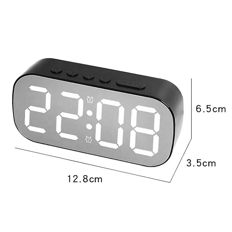 New Multifunctional Brightness Adjustable Display Temperature Date Time Bedside Table Digital LED Alarm Clock for Bedroom