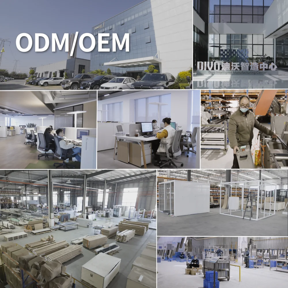 Decorative Frameless Aluminium Frame for Interior Modular Office Cabin Hidden Metal Framed Glass Partition