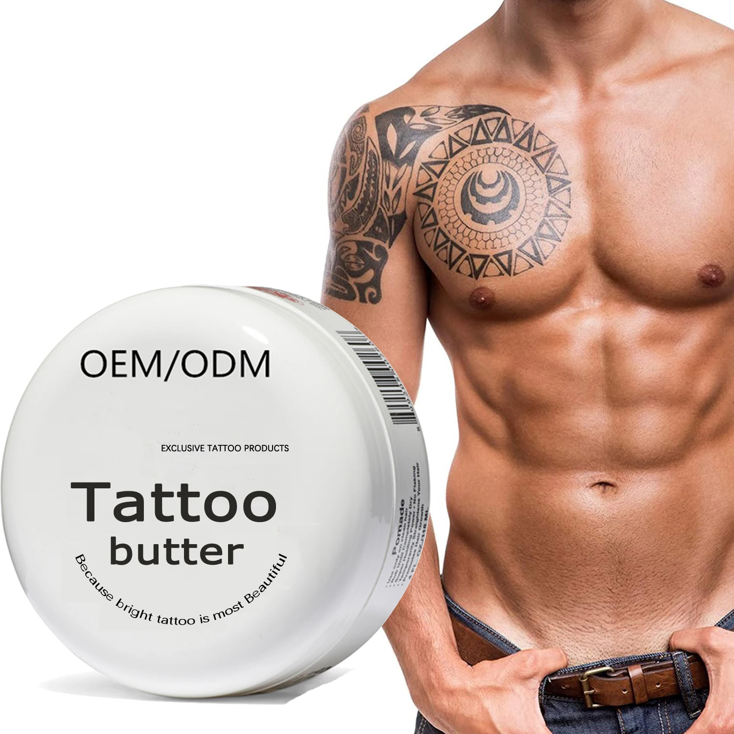 Private Label Tattoo-Butter fr Vor, Whrend und Nach dem  Ttowierungsprozess Gleitmittel & Feuchtigkeitsspendende Tattoo-Creme