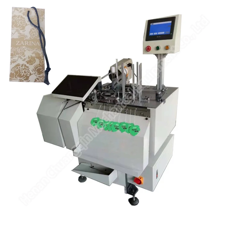 String tag machine Card Threading Machine tag stringing machine ...
