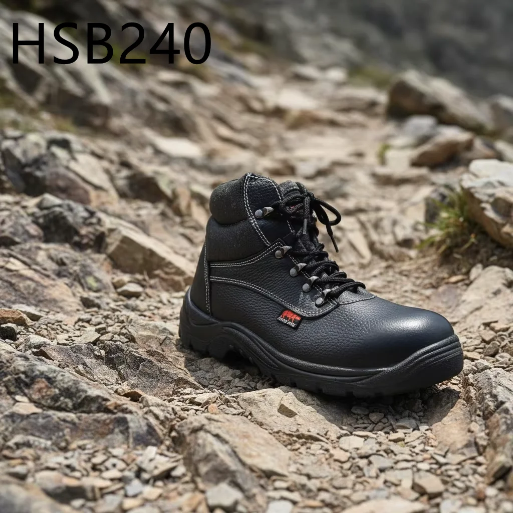 HY, Calzado de protección para obras: zapatos de seguridad ultraresistentes con puntera de acero y protección contra arañazos, botas de trabajo grado S3, HSB240