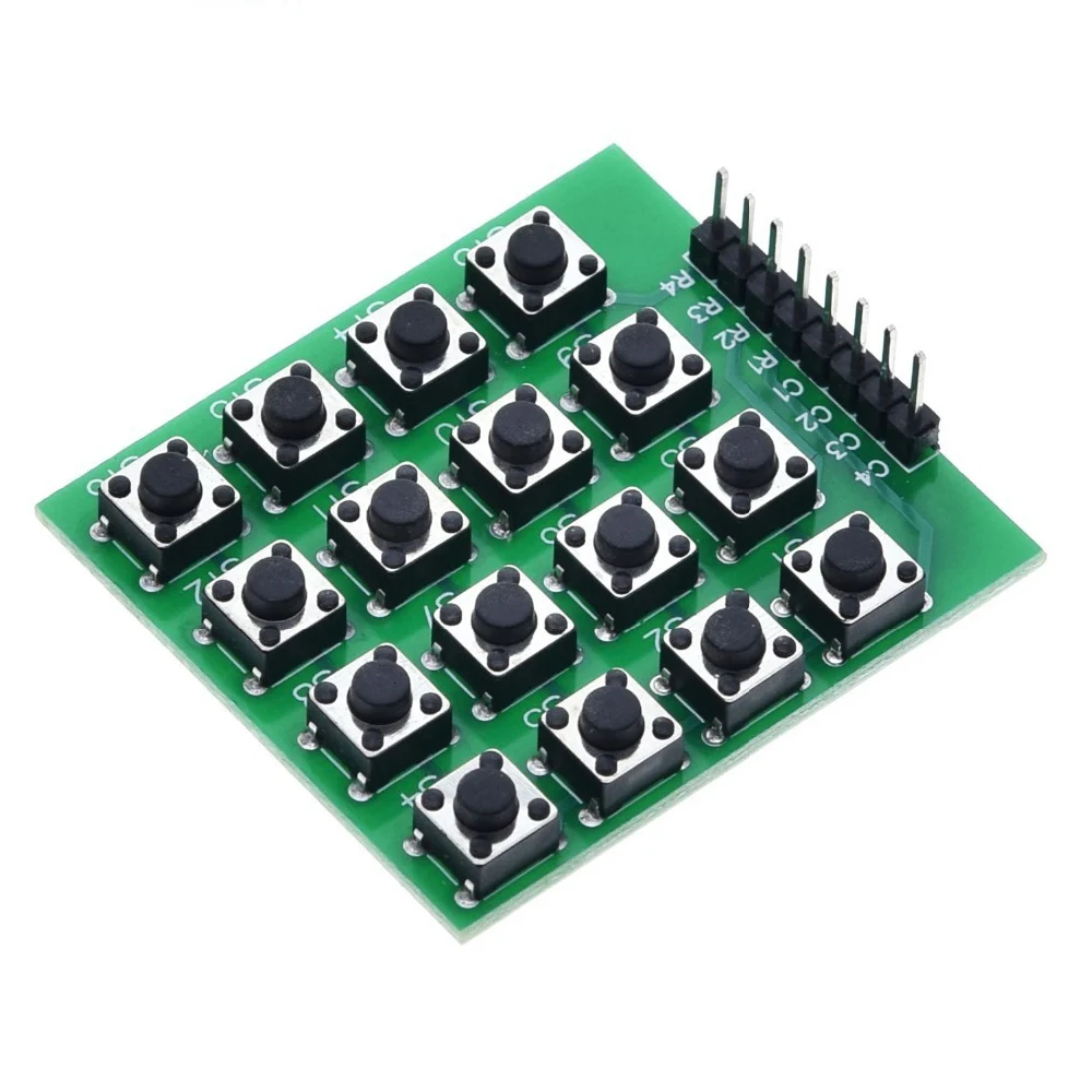4x4 Matrix Keypad - 16 Keys for DIY Projects & MCU