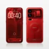 18 pro max Rouge Transparent Édition Spéciale