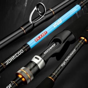 JOHNCOO VIVID II High Power-X M/ML Spinning Solid Tips Minnow Lure 1.92m 2.1m Casting Rods