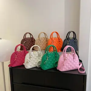 Fashion Square Shoulder Handbag Winter New Solid Color Casual Simple Crossbody Women's Bag