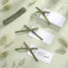 Carte étiquette corde verte-12x12x2cm-95g