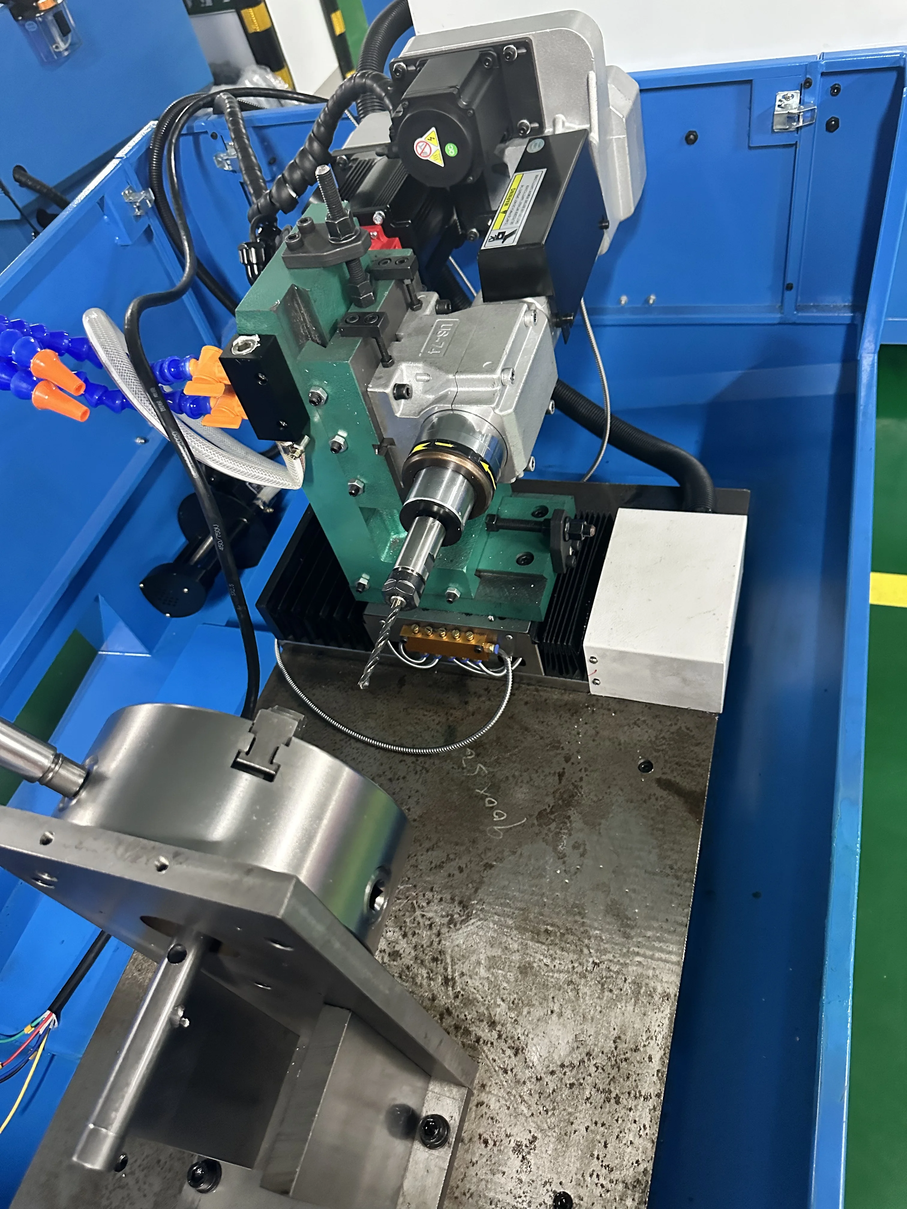 Innovative Design Servo-Powered Horizontal Chuck Drill Press Drilling Machine CNC for Lifting Table