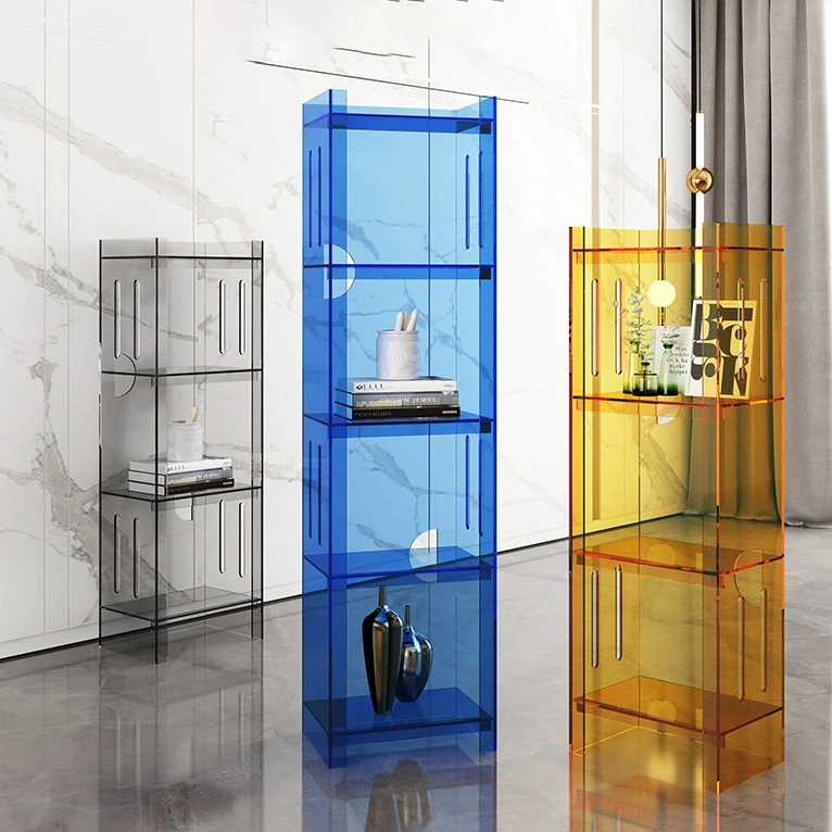 Simple And Luxurious Handmade Acrylic Bookshelf Multi-layer Transparent ...