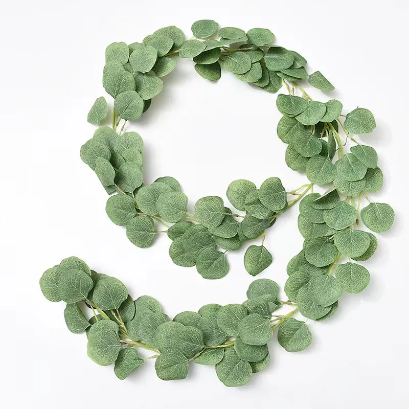 Artificial Wholesale Hot Sale Eucalyptus Garland Good Quality Green